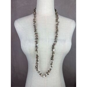 Vintage Sea Snail Shell Beaded Statement Necklace Hawaii Lei Sandial Seashells